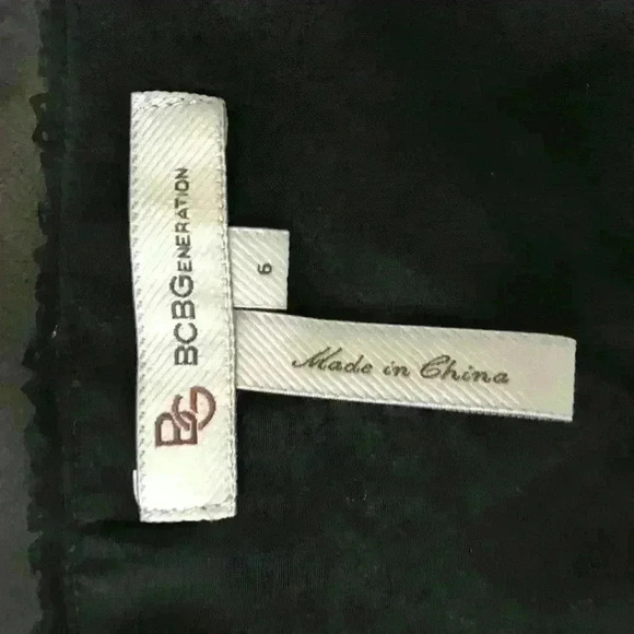 BCBG Generation Sequin and Satin Mini Dress. - Picture 7 of 7